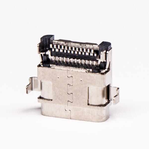 USB C Type Female 90 Degree SMT Offset Type