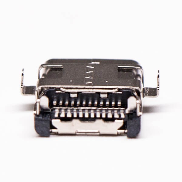 USB C Type Female 90 Degree SMT Offset Type