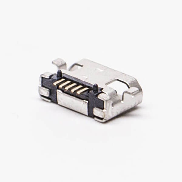 USB Micro Female 5 Pin SMT Type 180 Degree for PCB Mount
