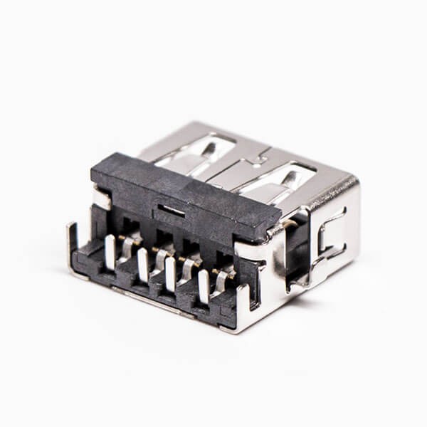 USB Offset Type Female Right Angled Type A