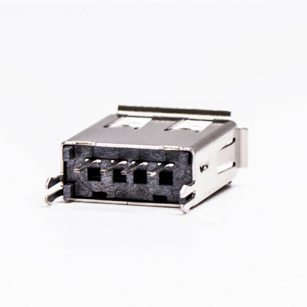 USB Type A Female Straight Connector DIP Through Hole