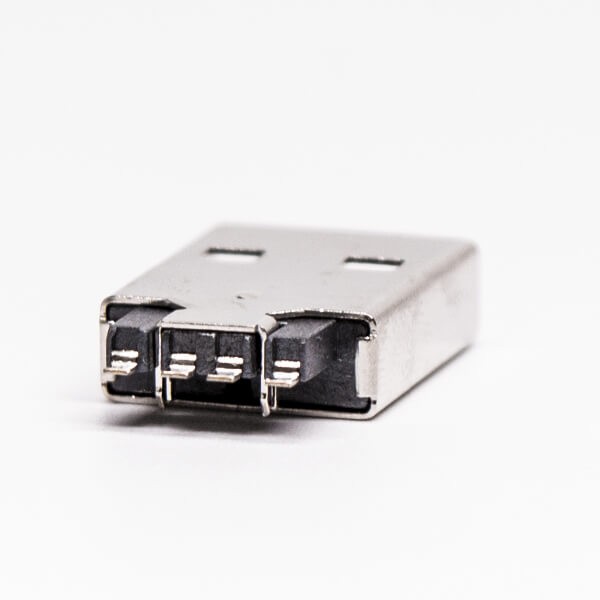 USB Type A Male 2.0 Connector Offest Type for PCB Mount