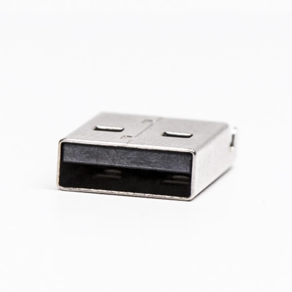USB Type A Plug 90 Degree SMT for PCB Mount