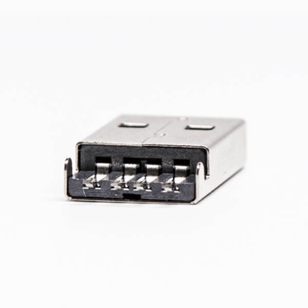 USB Type A Plug 90 Degree SMT for PCB Mount