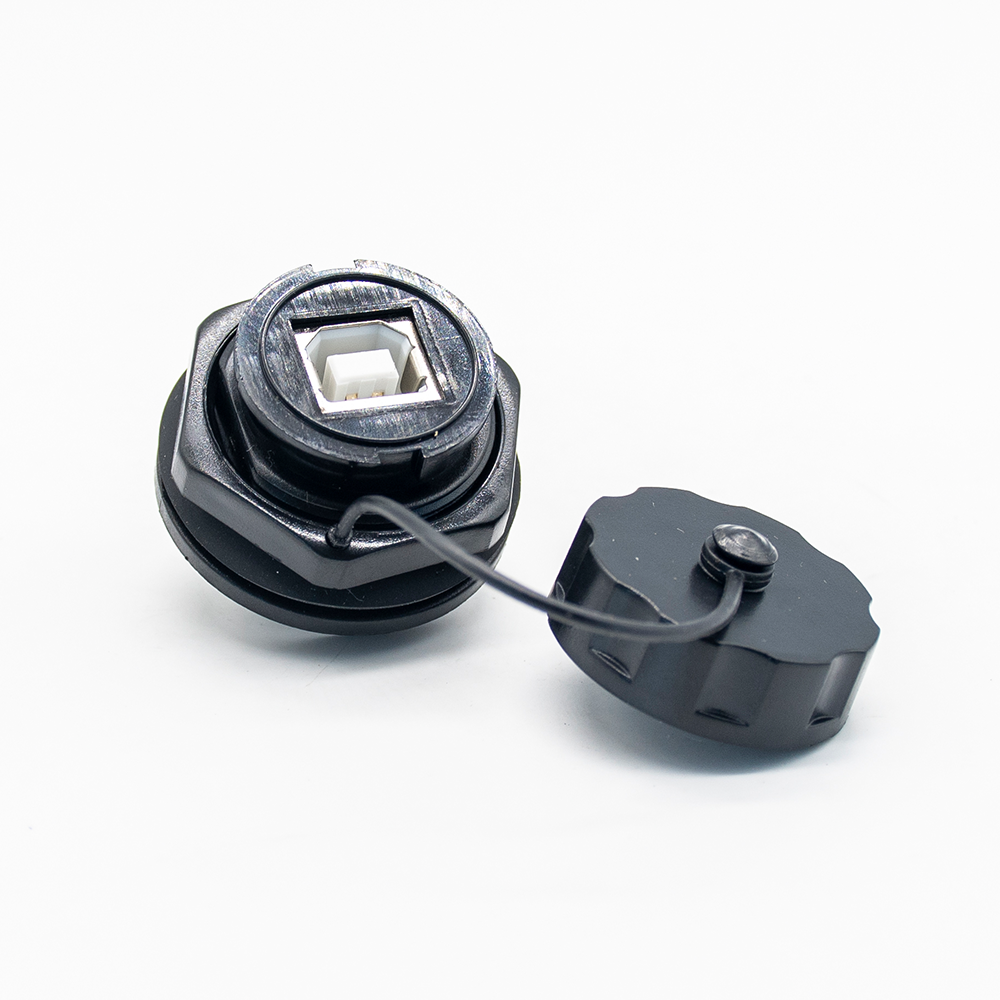 Usb Type B Waterproof Connector Dosin Female Standard Panel Mount