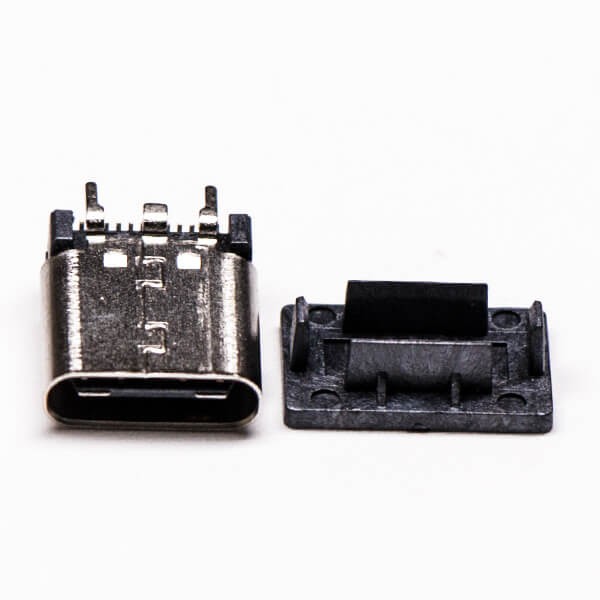 USB Type C 180 Degree Female SMT and DIP for PCB Mount
