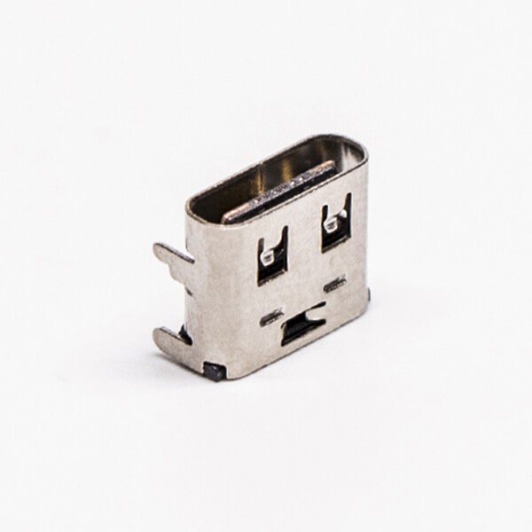 USB Type C 90 Degree Female SMT Through Hole for PCB Mount