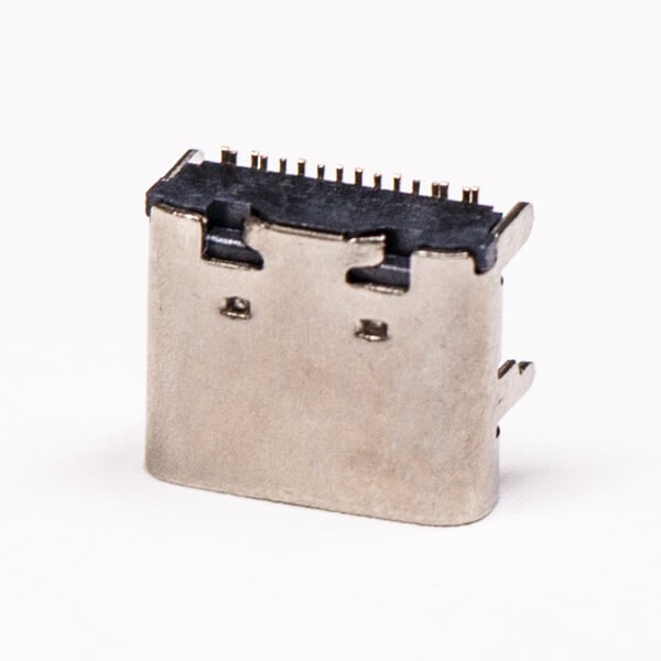 USB Type C Connector Female Right Angled SMT