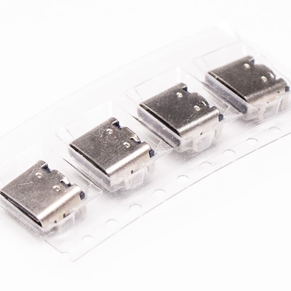 USB Type C Connector Female Right Angled SMT
