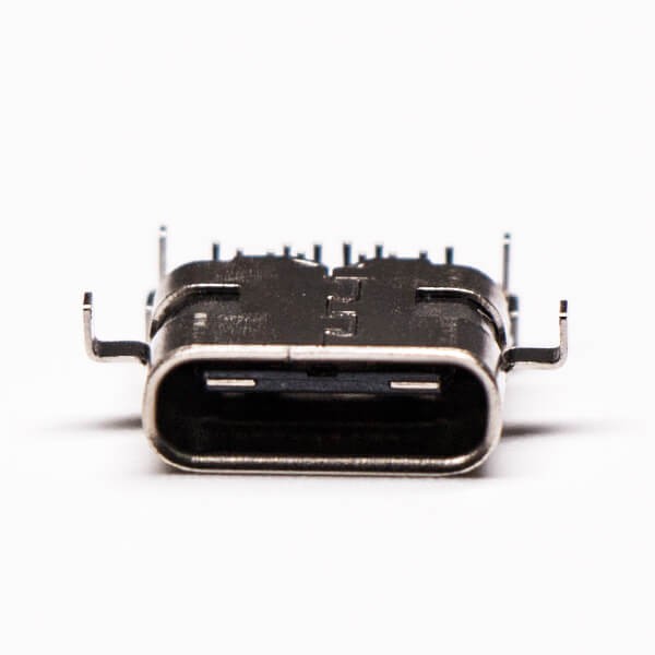 USB Type C Femele Right Angled Offset Type SMT and DIP