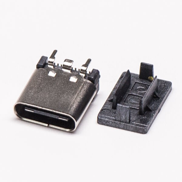 USB Type C PCB Mount Female Vertical Type SMT