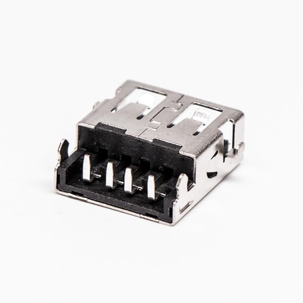 USB2.0 SMT Female 90 Degree Offest Type Through Hole 20pcs