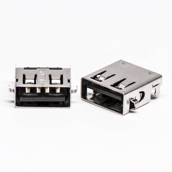 USB2.0 SMT Female 90 Degree Offest Type Through Hole 20pcs