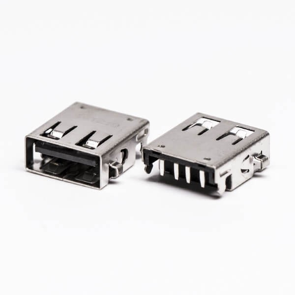 USB2.0 SMT Female 90 Degree Offest Type Through Hole 20pcs