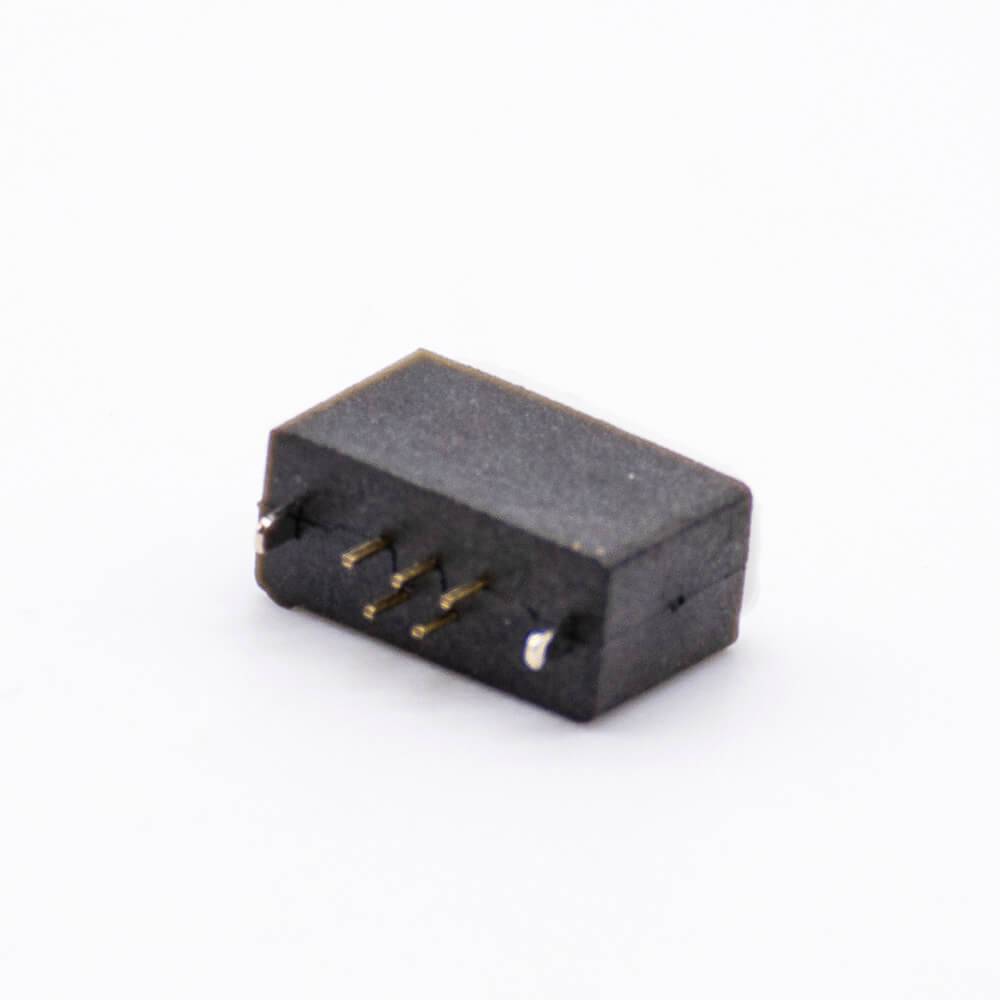 Female AB Type With Waterproof Ring IP66 MICRO USB Connector SMT Vertical Mounting 180 Degrees