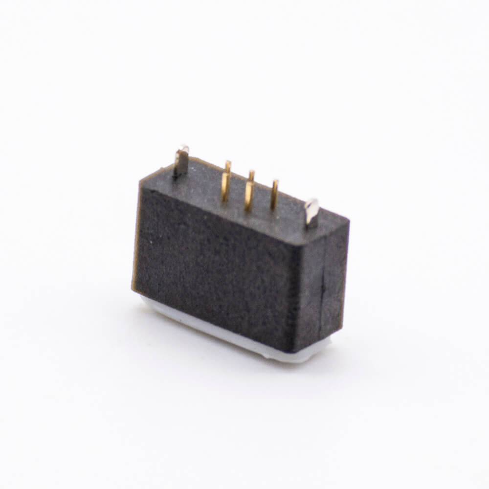 Female AB Type With Waterproof Ring IP66 MICRO USB Connector SMT Vertical Mounting 180 Degrees
