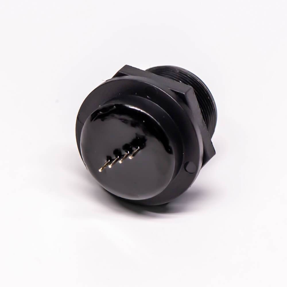 Waterproof USB 2.0 Type A Front Panel Mount USB Female Connector Socket Gold Plated