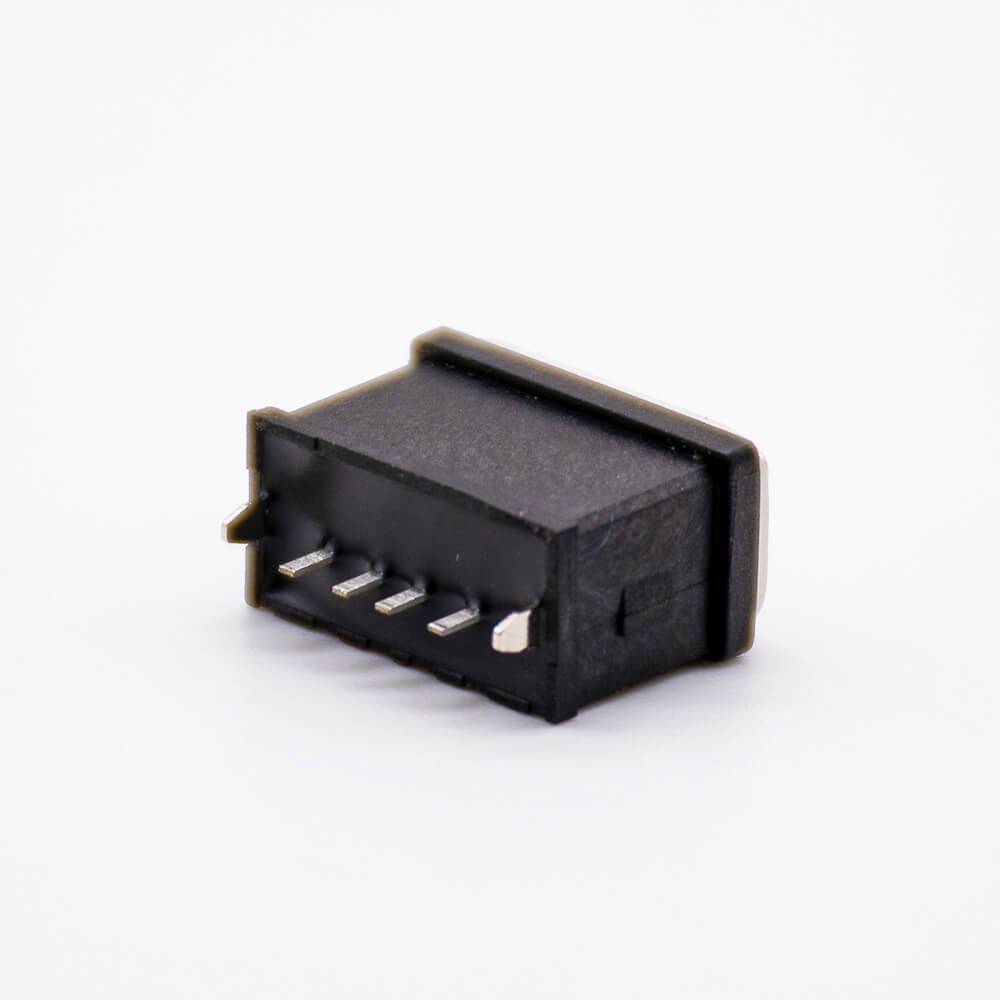 Waterproof USB charger Socket Female 4 Pin A Type SMT IPX8 Straight